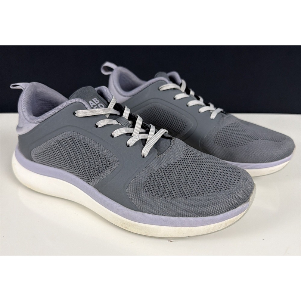 ABEO MXV Cruise Womens Size 8 Gray/Lilac Synthetic Lace Up Comfort Sneaker Shoes